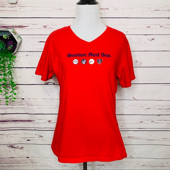 Nike Boston Red Sox Baseball Short Sleeve T-shirt Women’s Size Large - Picture 10 of 11